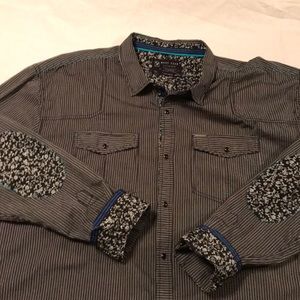 Marc Ecko Cut Sew 3XL L/S Snap Down Flip Cuff